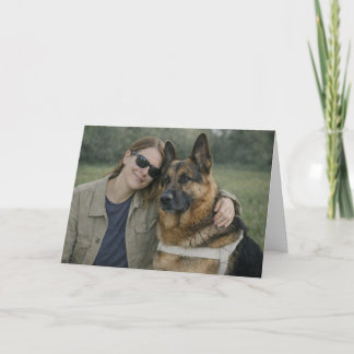 Carte Thank You to My Puppy Raiser – German Shepherd
