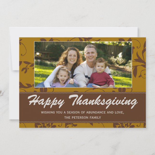 Carte Thanksgiving (Devant)