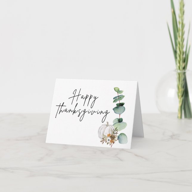 Carte Thanksgiving (Devant)