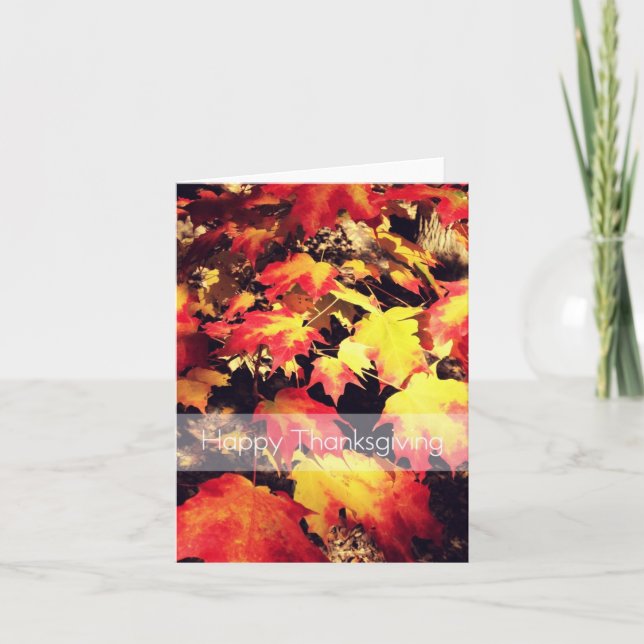 Carte Thanksgiving (Devant)