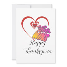 Carte Thanksgiving
