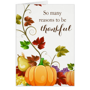 Carte Thanksgiving