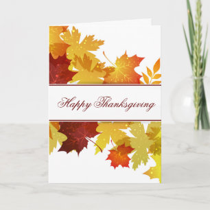 Carte Thanksgiving