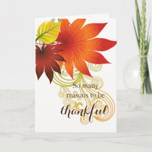Carte Thanksgiving
