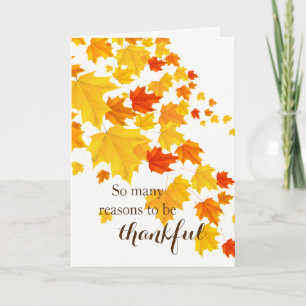 Carte Thanksgiving