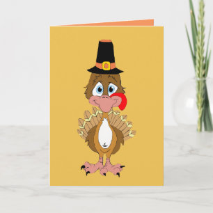 Carte Thanksgiving personnalisée Thomas Turkey