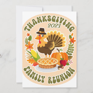 Carte Thanksgiving Réunion familiale 2023