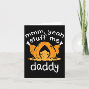 Carte Thanksgiving Turkey Stuff Me Drôle Adulte Hommes h