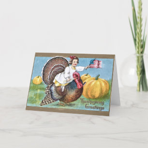 Carte Thanksgiving vintage