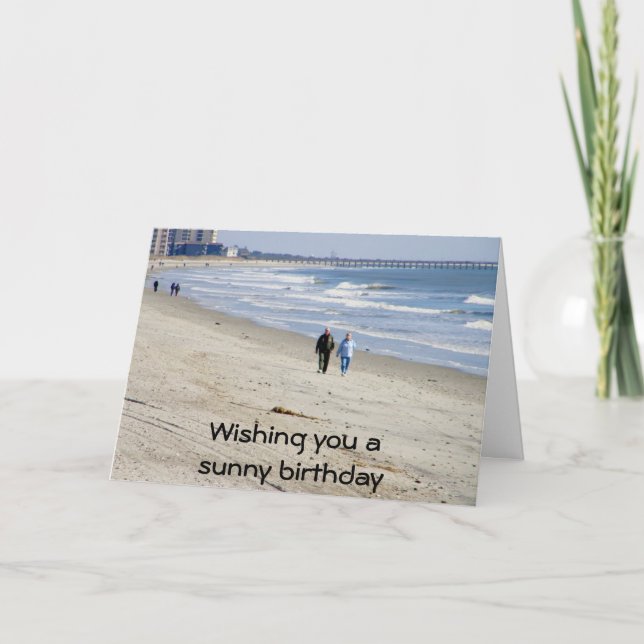 CARTE THE 2 OF US WISH U SUNNY BIRTHDAY (Devant)