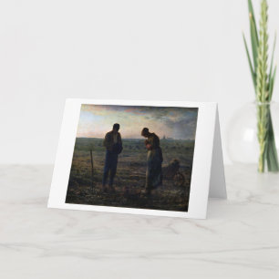 Carte The Angelus, Jean-François Millet, 1857-1859