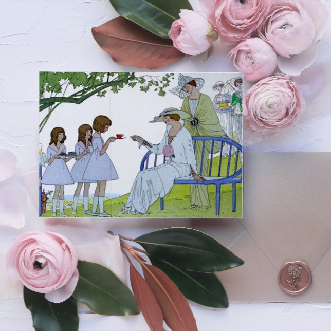 Carte Thé après-midi 1913 (Créateur téléchargé)