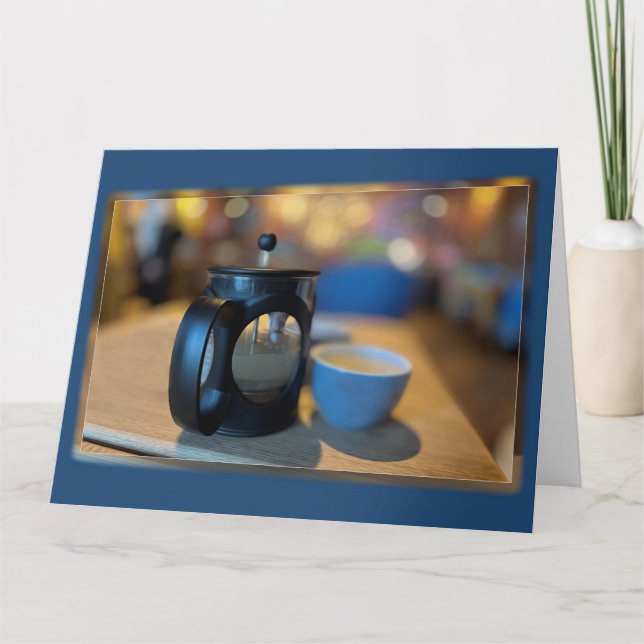 Carte Thé chaud (Devant)