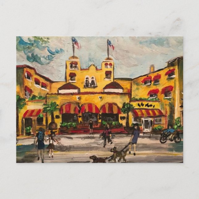 Carte "The Colony Hotel at Delray Beach, Florida" (Devant)