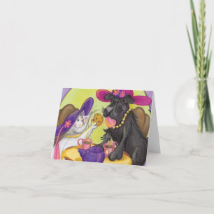 Carte Thé de chien et de chat/carte de note