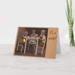 Carte Thé de l'après-midi, C'est une fête !