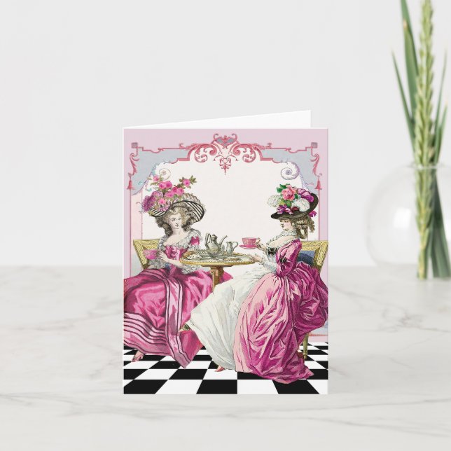 Carte Thé de Marie Antoinette (Devant)