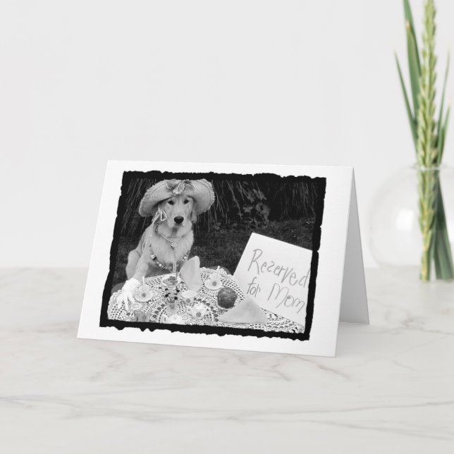 Carte thé fête des mères (Devant)