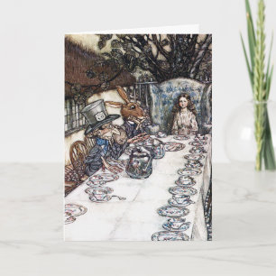 Carte : Thé fou de chapelier - Alice au pays des