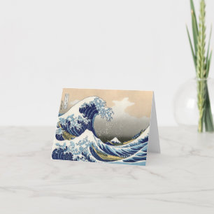 Carte The Great Wave of Kanagawa - Katsushika Hokusai