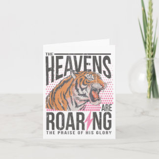 Carte The Heavens Are Roaring, Psalm 19_1 Bible Verse 