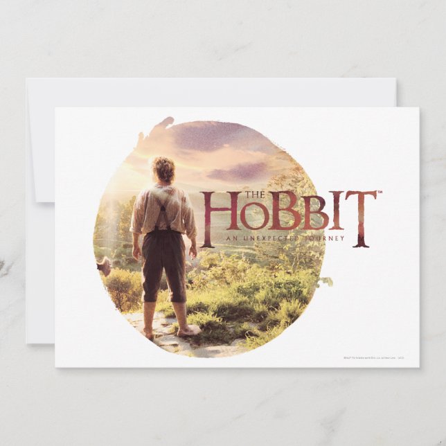 Carte The Hobbit Logo with BILBO BAGGINS™ Back (Devant)