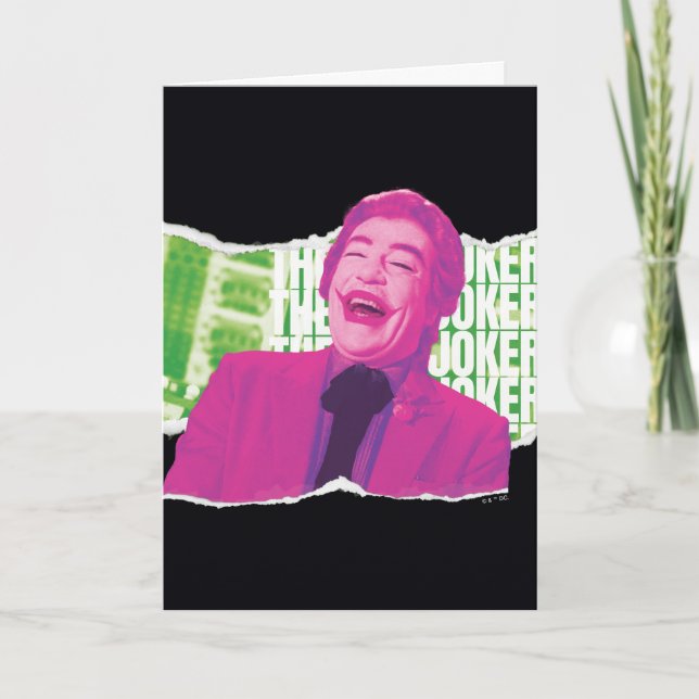 Carte The Joker Scrapbook Laugh (Devant)
