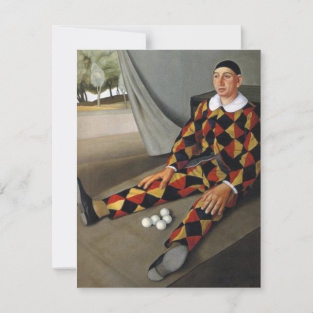 Carte The Juggler (par Antonio Donghi) (Devant)