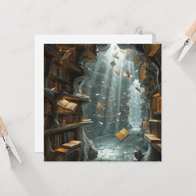 Carte The Living Library (Devant/Arrière en situation)