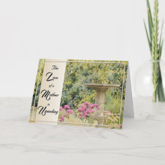 Carte The Love of a Mother is Unending - Sympathy Card