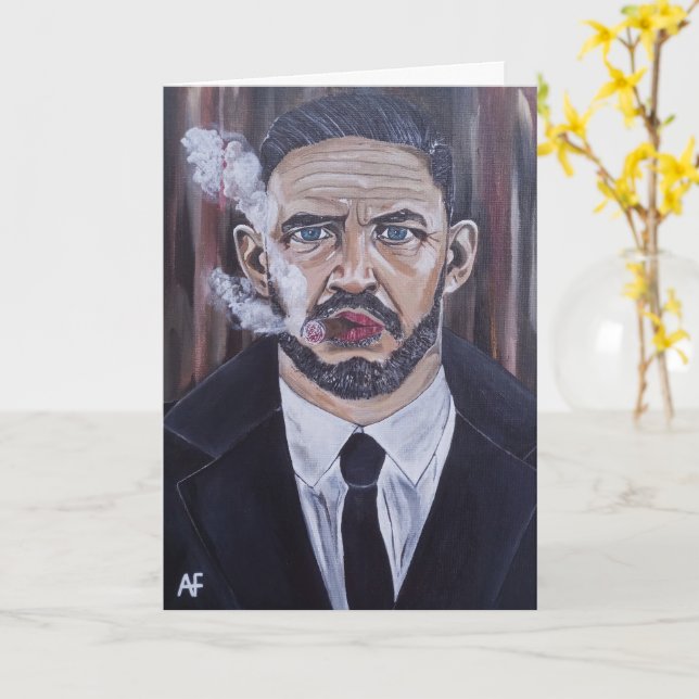 Carte The Mobster Painting by Alfred Fox (Fleur jaune)