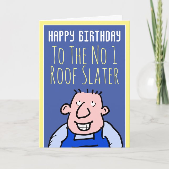 Carte The Number One Roof Slater (Devant)