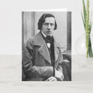 Carte The Only Known Photograph of Frederic Chopin