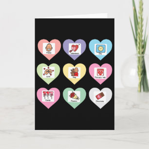 Carte Thé pour un professeur drôle de la Saint-Valentin 