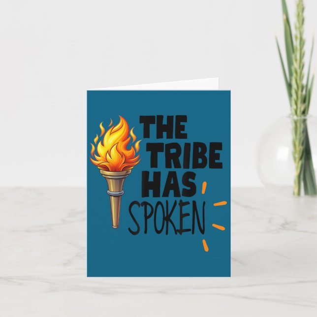 Carte The Tribe Has Sken Torch That Lights The Way  (Devant)