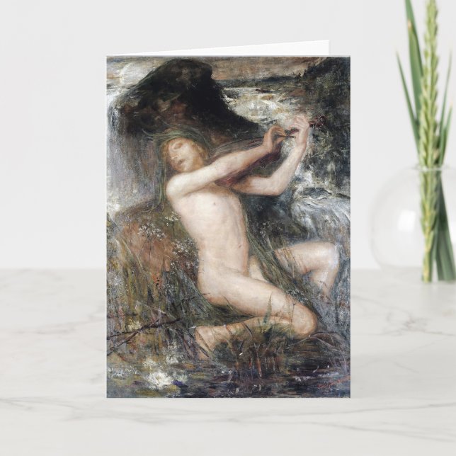 Carte The Water Sprite Fine Art Greetings Card (Devant)