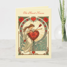Carte The Weight of Love Vintage Art Nouveau Romance