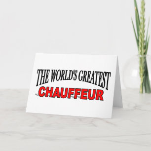 Carte The World's Greatest Chauffeur