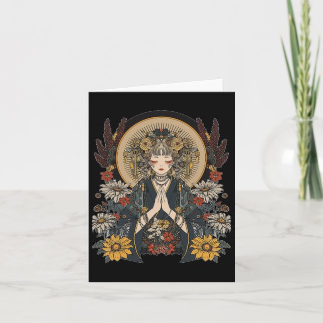 Carte Thème Anime Manga Mandala Artwork Anime  (Devant)