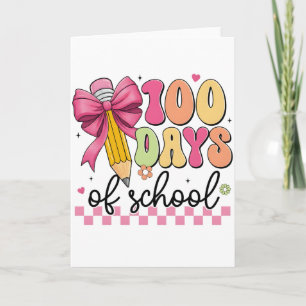 Carte Thème de classeur de crayon de 100 jours d'école m