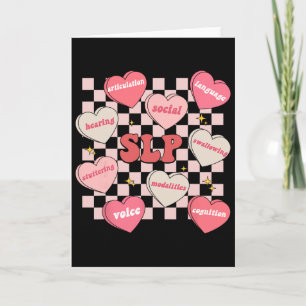 Carte Thème de la Saint-Valentin Slp Cœur de bonbon Orth