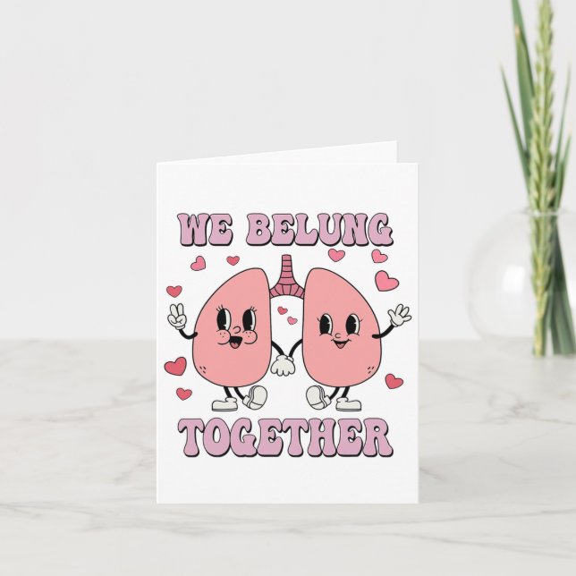Carte Thérapeute Respiratoire Rétro Rt Saint-Valentin No (Devant)
