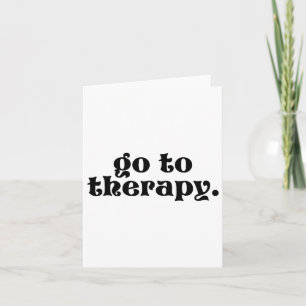 Carte Thérapie Fun Mental Health Numéro 1