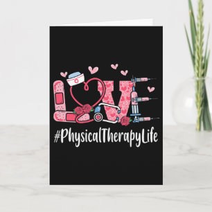 Carte Thérapie physique Amour Saint-Valentin Femmes Cœur