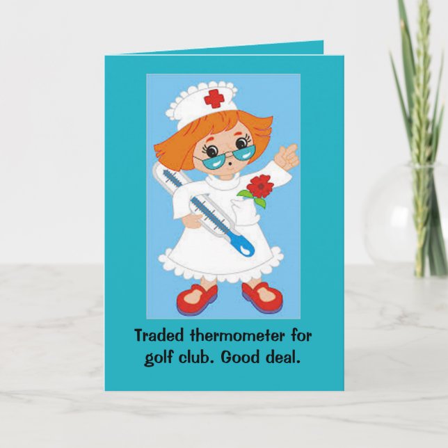 Carte Thermomètre commercial pour Golf Club - Bon marché (Devant)