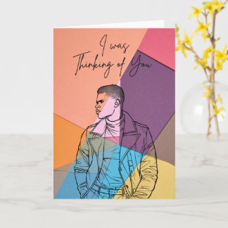 Carte Thinking of You – Modern Artistic Greeting Card