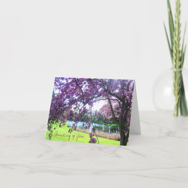 Carte 'Thinking of You' photo notecard (Devant)