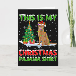 Carte This Is My Christmas Pajama Shirt Christmas