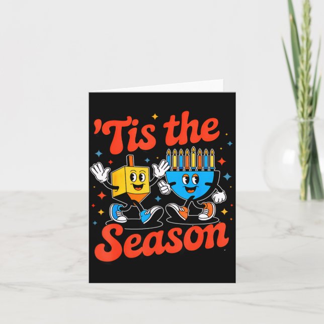 Carte This Is The Season Happy Hanukkah Funny Jewish Cha (Devant)