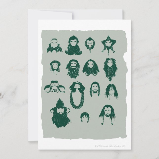 Carte THORIN OAKENSHIELD™ et Cheveux d'entreprise (Devant)